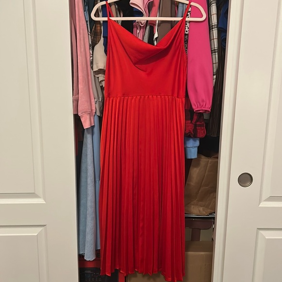 Red Satin SHEIN Dress - Picture 3 of 12